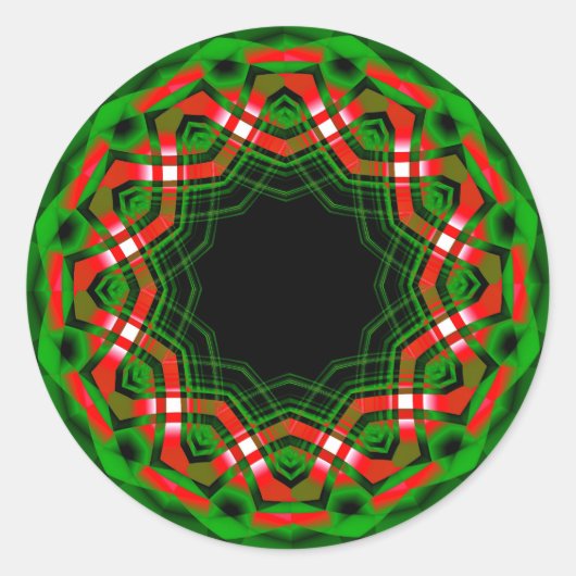 ケルトユール(キリスト降誕祭)フェスティバル ラウンドシール (正面)