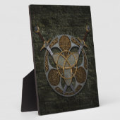 ケルト三位一体シールド フォトプラーク (側面)