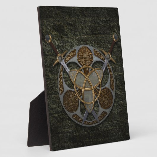 ケルト三位一体シールド フォトプラーク (側面)