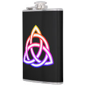 ケルト三位一体ノットトリケトラ記号 フラスク (左)