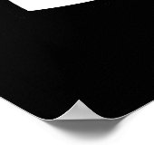 ケルト三位一体ノットトリケトラ記号 ポスター (角)