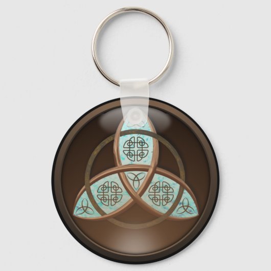 ケルト三位一体ノット キーホルダー (正面)