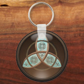 ケルト三位一体ノット キーホルダー (正面)