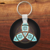 ケルト三位一体ノット キーホルダー (正面)