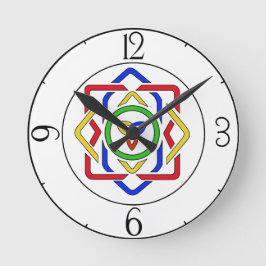 ケルト三位一体ノット ラウンド壁時計