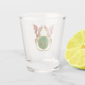 ケルト三日月とドラゴン ショットグラス (裏面)