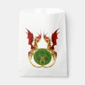 ケルト三日月とドラゴン フェイバーバッグ (正面)