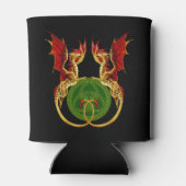 ケルト三日月とドラゴン 缶クーラー (裏面)