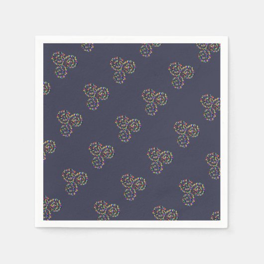 ケルト三脚強度 スタンダードカクテルナプキン (正面)