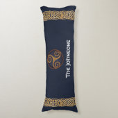 ケルト三骨格（青）カスタム ボディピロー (正面縦)