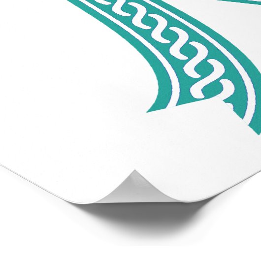 ケルト与えクは決して卵巣癌を望まない ポスター (角)