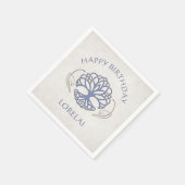 ケルト中世ファンタジー誕生日 スタンダードカクテルナプキン (角)