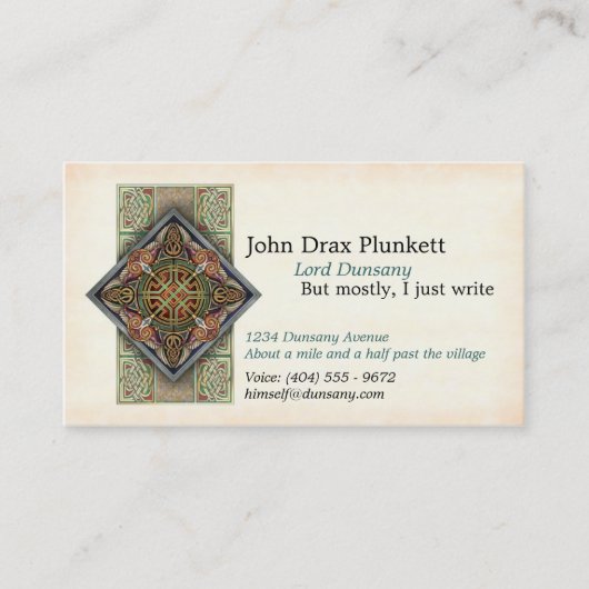 ケルト人のイーグルスの名刺 名刺 (正面)