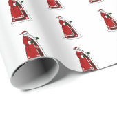 ケルト人のサンタクロースの包装紙 ラッピングペーパー (ロールコーナー)