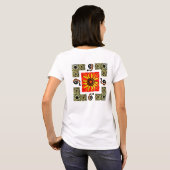 ケルト人の日曜日の曼荼羅の両面ワイシャツ Tシャツ (裏面フル)