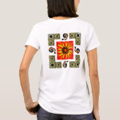 ケルト人の日曜日の曼荼羅の両面ワイシャツ Tシャツ (裏面)