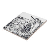 ケルト人魚アイリッシュサイレン童話 タイル (側面)