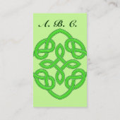 ケルト人001のプロフィールカード 名刺 (裏面)