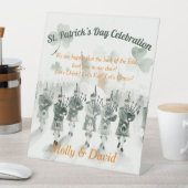 ケルト伝統的アイリッシュセントパトリックの日パーティー 台座サイン (インサイチュ)