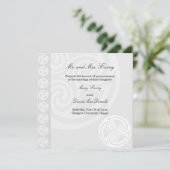 ケルト伝統的チック結婚式招待状 招待状 (スタンド正面)