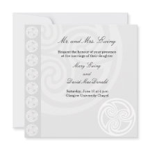 ケルト伝統的チック結婚式招待状