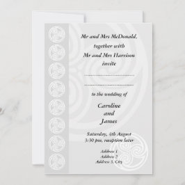 ケルト伝統的チック結婚式招待状 招待状