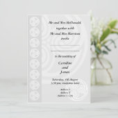 ケルト伝統的チック結婚式招待状 招待状 (スタンド正面)