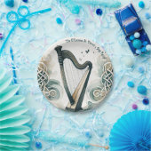 ケルト伝統的ックハープ聖パトリックの日のパーティー ペーパープレート (パーティー)