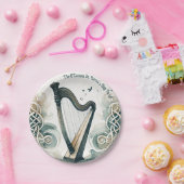 ケルト伝統的ックハープ聖パトリックの日のパーティー ペーパープレート (パーティー)