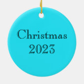 ケルト北欧ウィンターキツネ セラミックオーナメント (裏面)