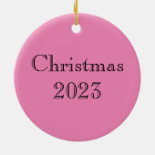 ケルト北欧ウィンターキツネ セラミックオーナメント (裏面)