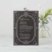 ケルト北欧中世スクロールバイキング結婚ズ エンクロージャーカード (スタンド正面)