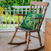 ケルト十字と結び目の文字Bモノグラムと名前 クッション