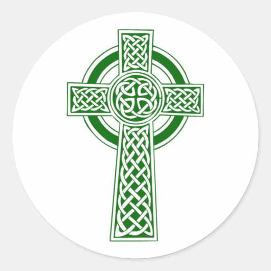 ケルト十字のシール ラウンドシール (正面)