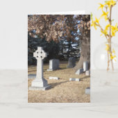 ケルト十字の共感表 カード (黄色い花)