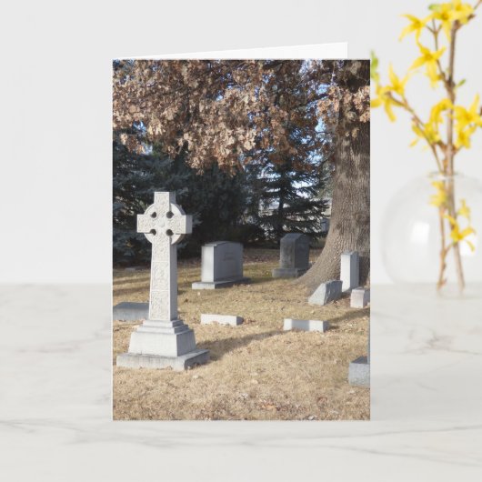 ケルト十字の共感表 カード (黄色い花)