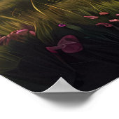 ケルト十字は希望の光の台として立っている。 ポスター (角)