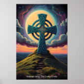 ケルト十字は希望の光の台として立っている。 ポスター (正面)