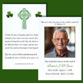 ケルト十字アイルランド葬儀記念祈りの言葉カード