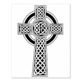 ケルト十字イラストレーションの切手 ラバースタンプ (インプリント)