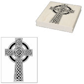 ケルト十字イラストレーションの切手 ラバースタンプ (押印)