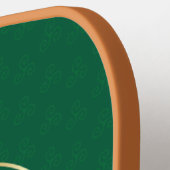 ケルト十字ケルト結び目模様文字Uモノグラム ピックルボールラケット (左詳細)