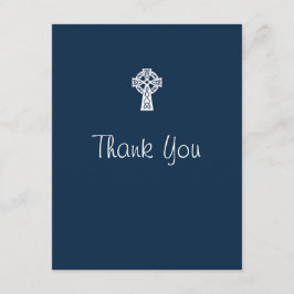 ケルト十字サンキューカード – 少年洗礼青 サンキューカード