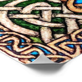 「ケルト十字デザイン」 – ペン&鉛筆 ポスター (角)