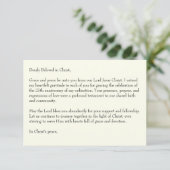 ケルト十字バラサンキュー 出欠カード (スタンド正面)