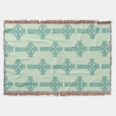 ケルト十字パターンブランケット スローブランケット (正面)