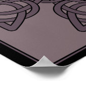 ケルト十字ポスタカラフルー ポスター (角)