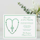 ケルト十字ロザリオ葬儀悔やみや弔慰サンキューユナイズ サンキューカード