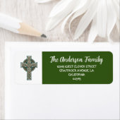 ケルト十字差出人住所 ラベル (インサイチュ)