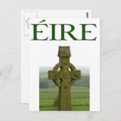 ケルト十字架アイルランドのシャツとギフト ポストカード (正面/裏面)